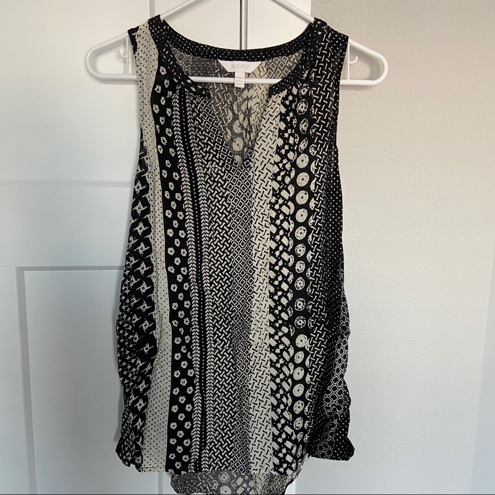 A: glow maternity dressy tank